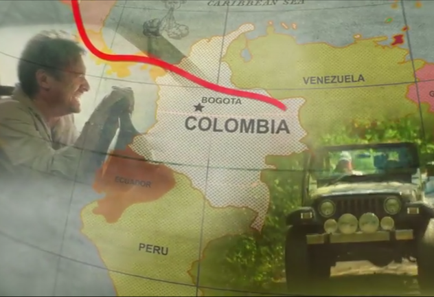 The Grand Tour – Colombia on the map series logo (title)