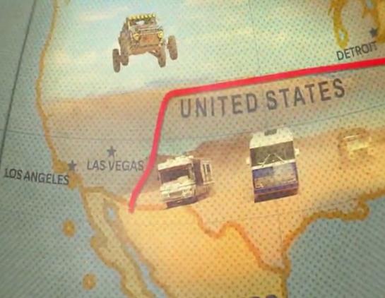 The Grand Tour – Las Vegas on the map series logo (title)