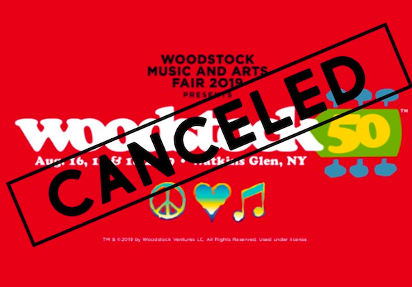 Woodstock Music and Arts Fair 2019 cancelled. Credit: TMZ