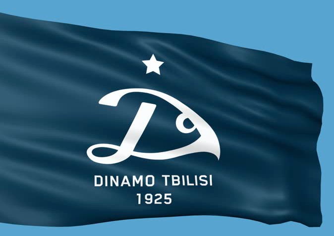 Dinamo Tbilisi flag. Credit: Deepstock