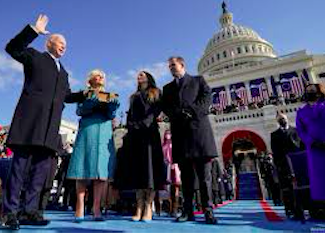 Biden and Harris inauguration. Credit to Voice of America