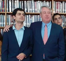 George Labadze and Professor Vasil Kacharava. Credit to George Labadze