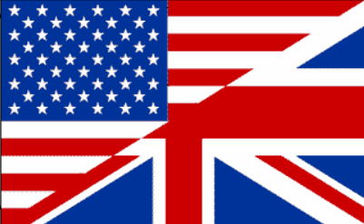 US & UK flags