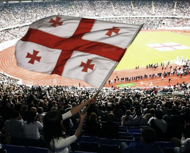 Georgia v Greece on 26 March 2024 in Tbilisi. Credit to TSU via FB