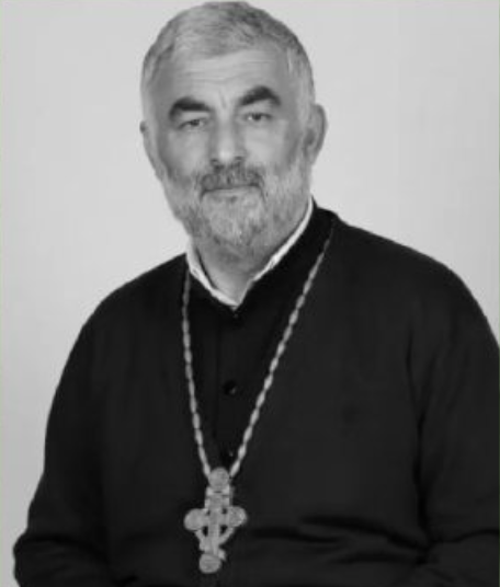 Father Guram Otkhozoria. Credit to SabaUni