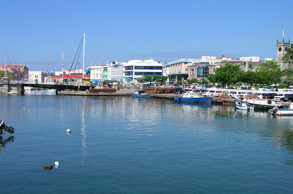 Tropical harbour, Barbados