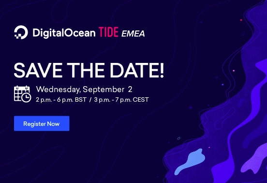 DigitalOcean TIDE ENEA Conference 2020