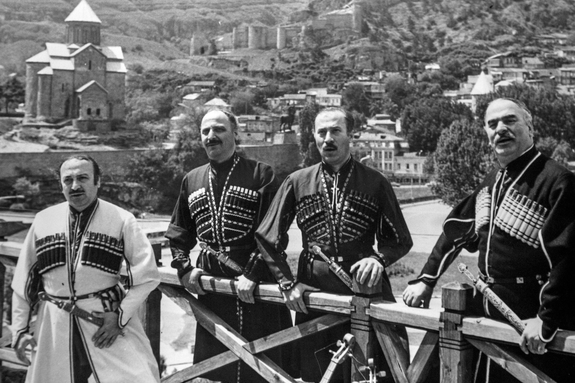 Otar Bluashvili in Old Tbilisi. Credit to Ramaz Bluashvili