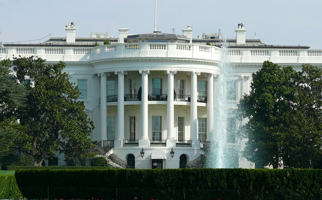 White House, the southern facade