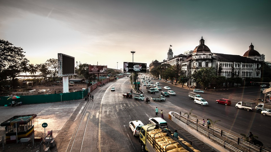 Yangon downtown, Burma