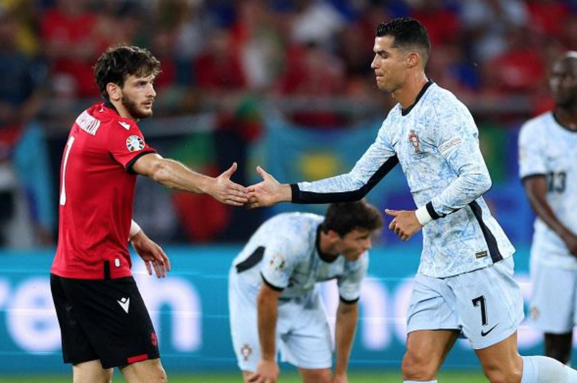 "Football King and Football Prince". Credit to UEFA