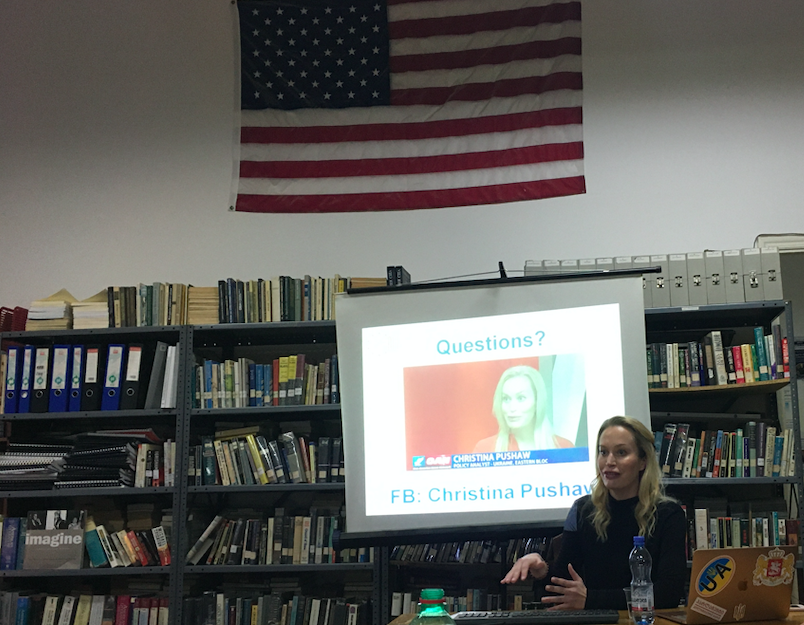 Christina Pushaw at TSU AmStud. Credit to BRAMS