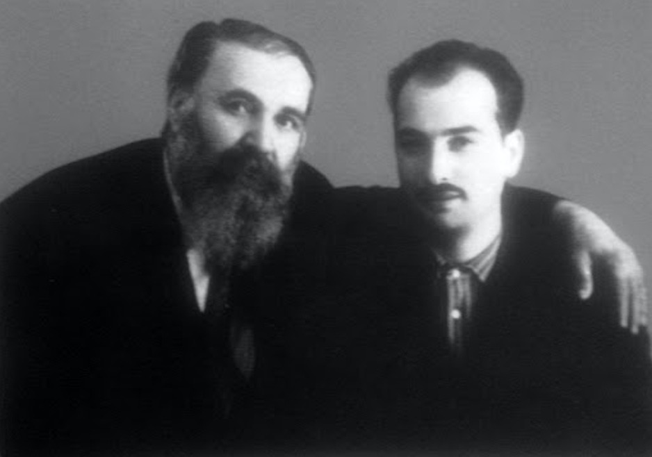 Galaktion (L) and Nodar (R) Tabidze. Credit to Nodar Tabidze archive/BRAMS