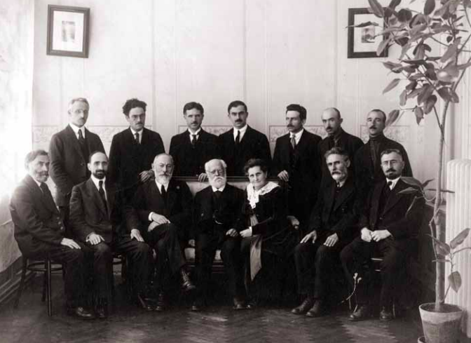 Karl Kautsky in Georgia, autumn 1920. Credit to Eduard Klar/National Archives of Georgia
