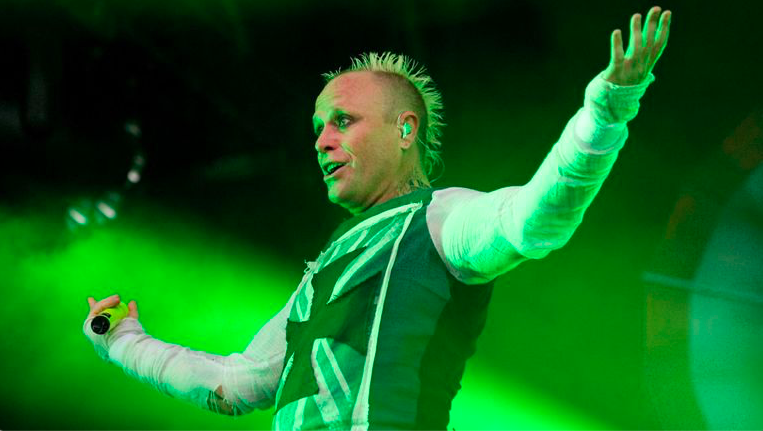 Keith Flint of the Prodigy. Credit: Sky News
