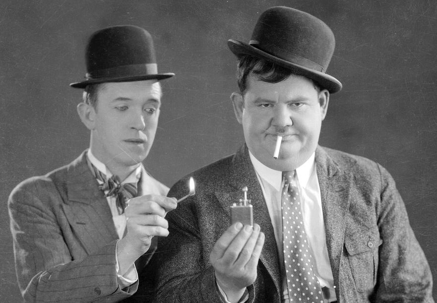 Laurel and Hardy. Credit to The Guardian