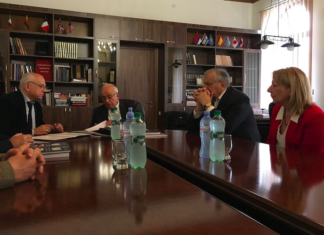 Memorandum – Malkhaz Badzagua, Giorgi Kvesitadze, Roin Metreveli, and Tinatin Sadunishvili (L-R). Credit: Maia Nadareishvili