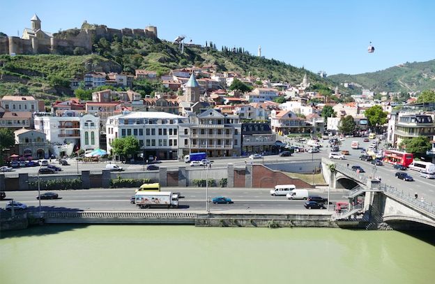 Narikala fortress overlooking Tbilisi