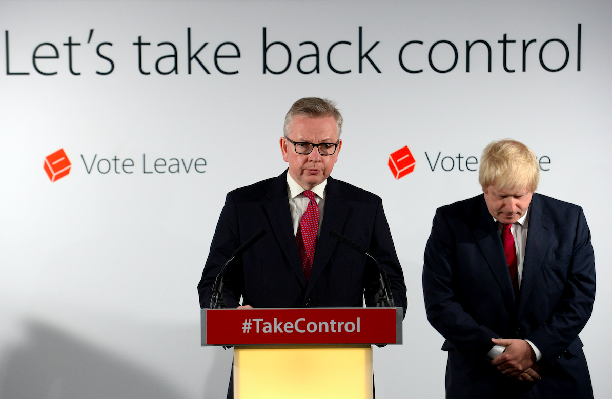 Politico dubbed it as 'A very British betrayal'.&nbsp;Michael Gove&nbsp;(L), Boris Johnson (R). Credit: WPA Pool/Getty Images