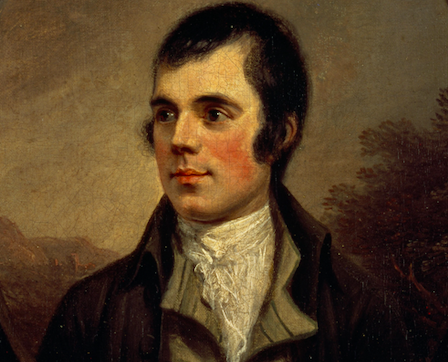 Robert Burns' portrait by Alexander Nasmyth (1787). Credit: Scottish National Portrait Gallery