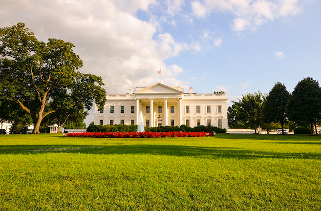 White House, the northern facade