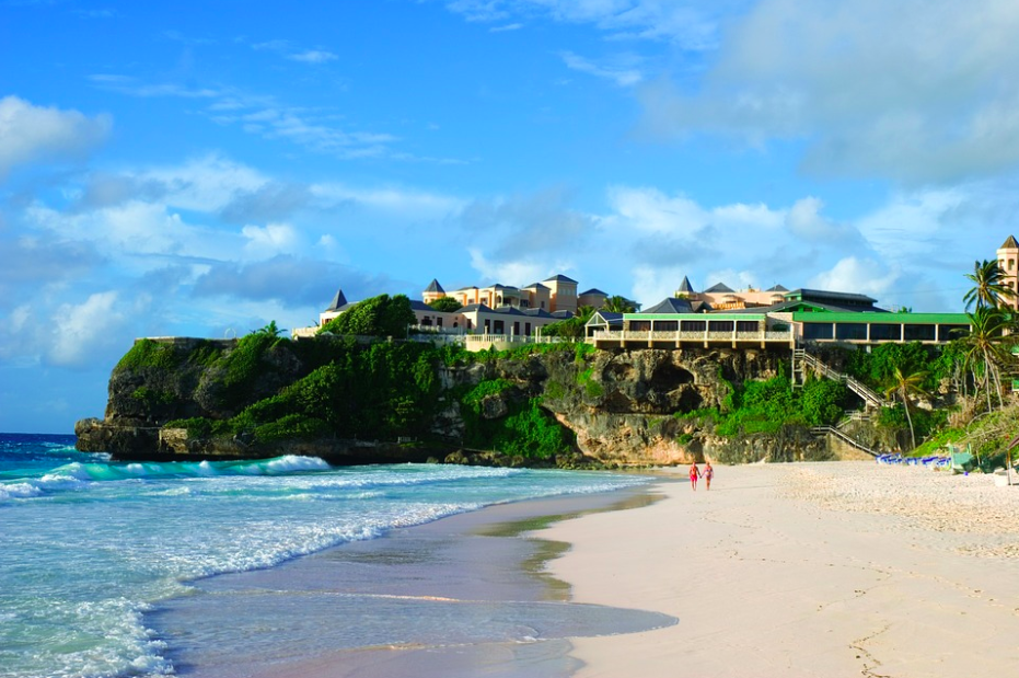A beach hotel, Barbados