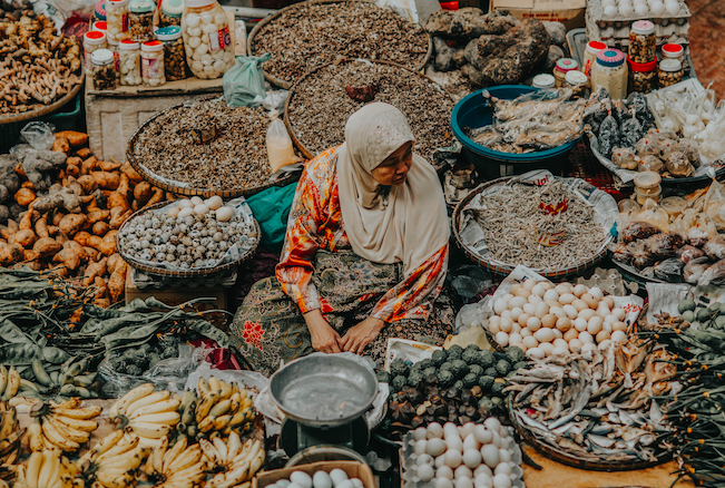 A fruit seller