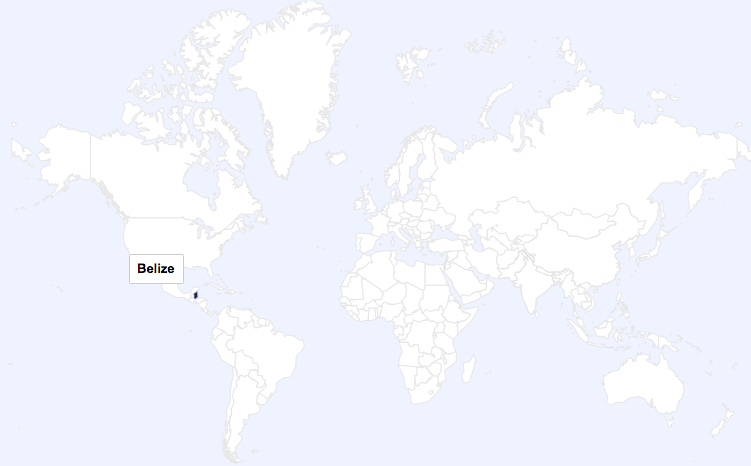 Belize World Map