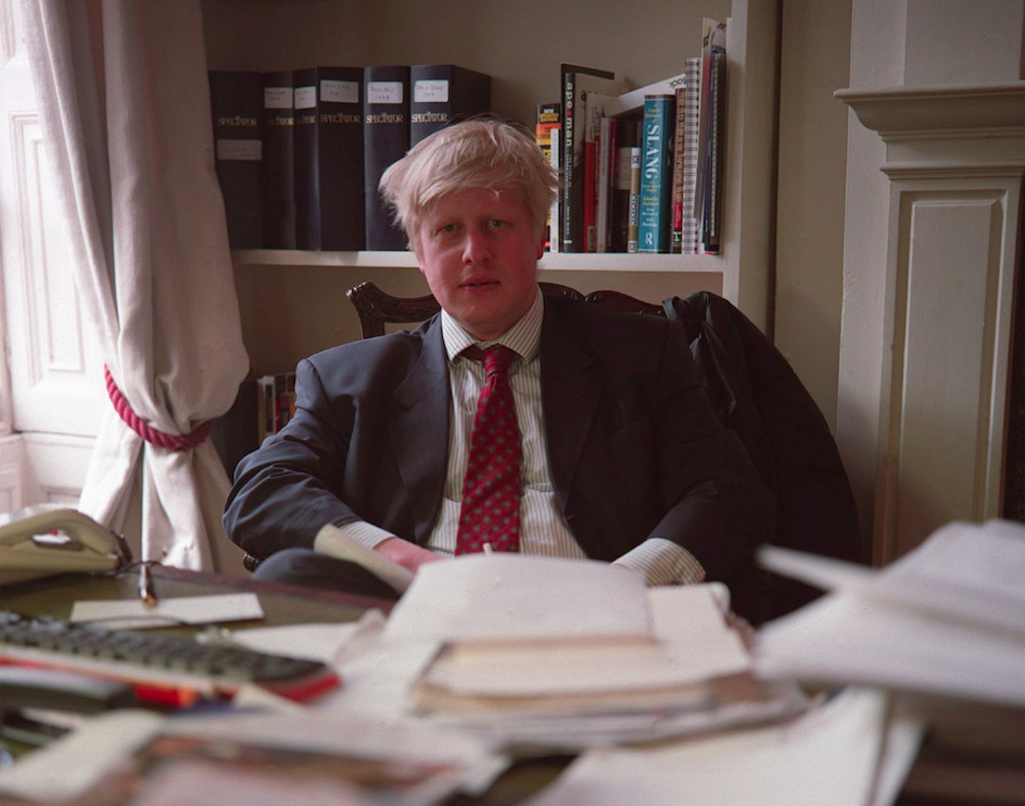 Boris Johnson in his great journalism days. Credit: Neville Elder/Corbis via Getty Images​​​​​​​
