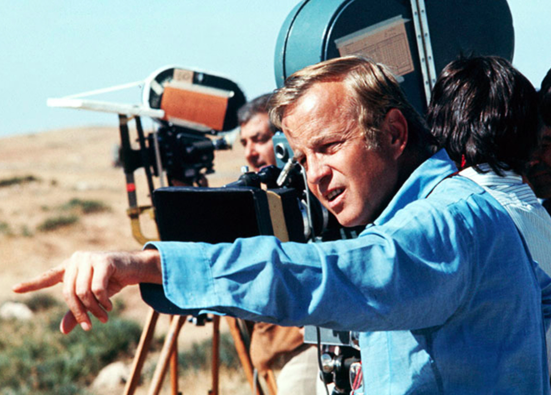 Franco Zeffirelli directing. Credit: Sky/iTV/Rex/Shutterstock