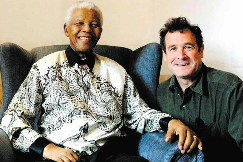 Nelson Mandela (left) and Johnny Clegg (right). Credit: People Bo Kay
