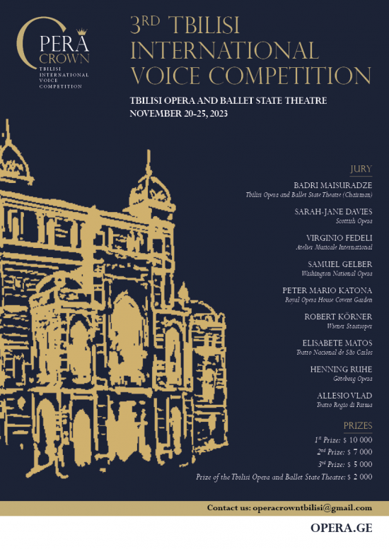 Opera Crown poster 2023