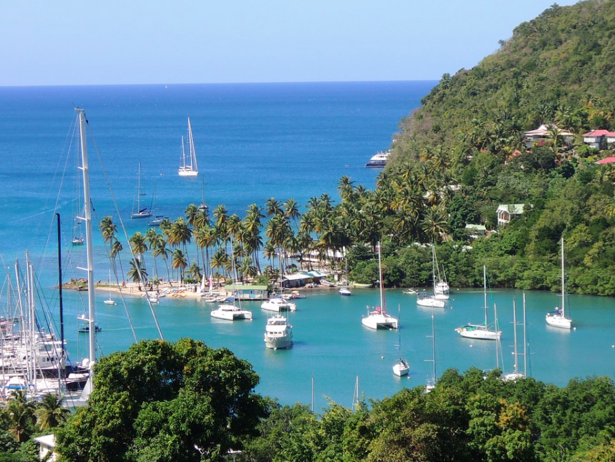 Saint Lucia harbour
