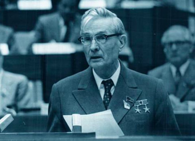 Soviet statesman Mikhail Suslov. Credit: Ia Abulashvili/Rezonansi