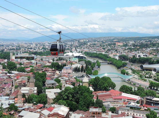 Cableway over Tbilisi