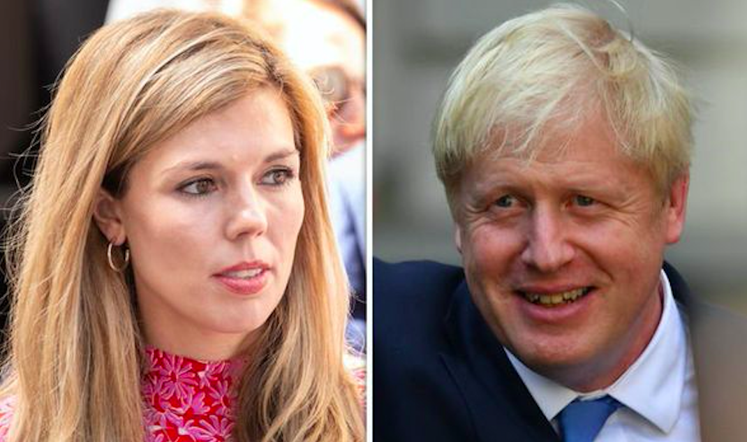 Carrie Symonds and Boris Johnson moving into a flat in No11 Downing Street. Credit: Getty