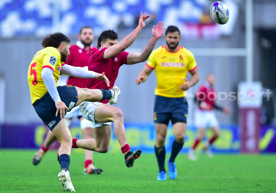 David Niniashvili at Rugby Euro Championship 2022. Credit to Popsport