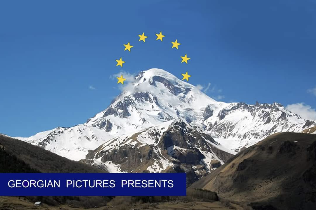Georgian Pictures Present (poster) by Nini Pailodze. Credit to Nostal Ge