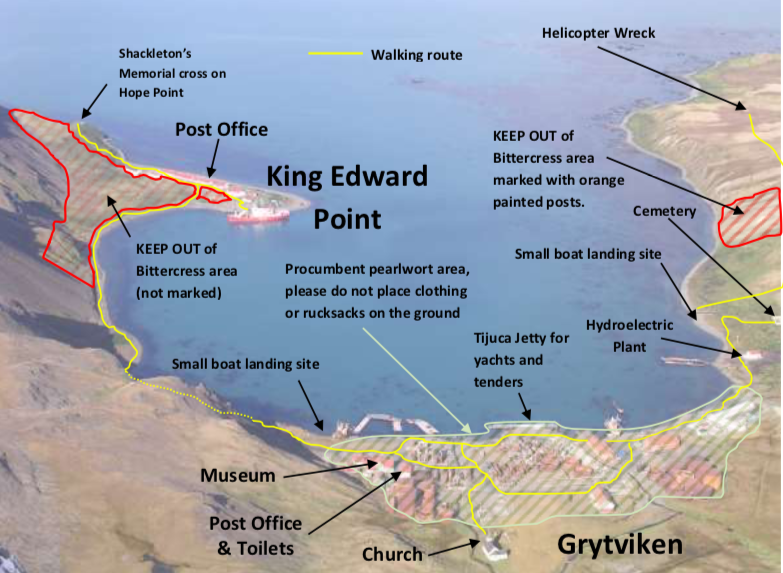Grytviken visitor map