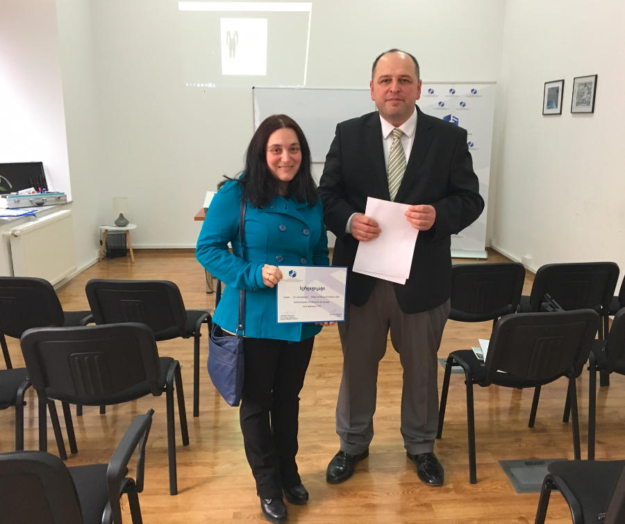 Maia Nadareishvili (left) and Giorgi Vashakidze (right). Credit: BRAMS