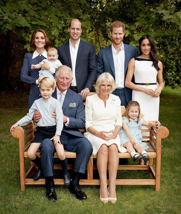 Prince Charles's official 70th birthday portrait. Credit: Getty/The Express