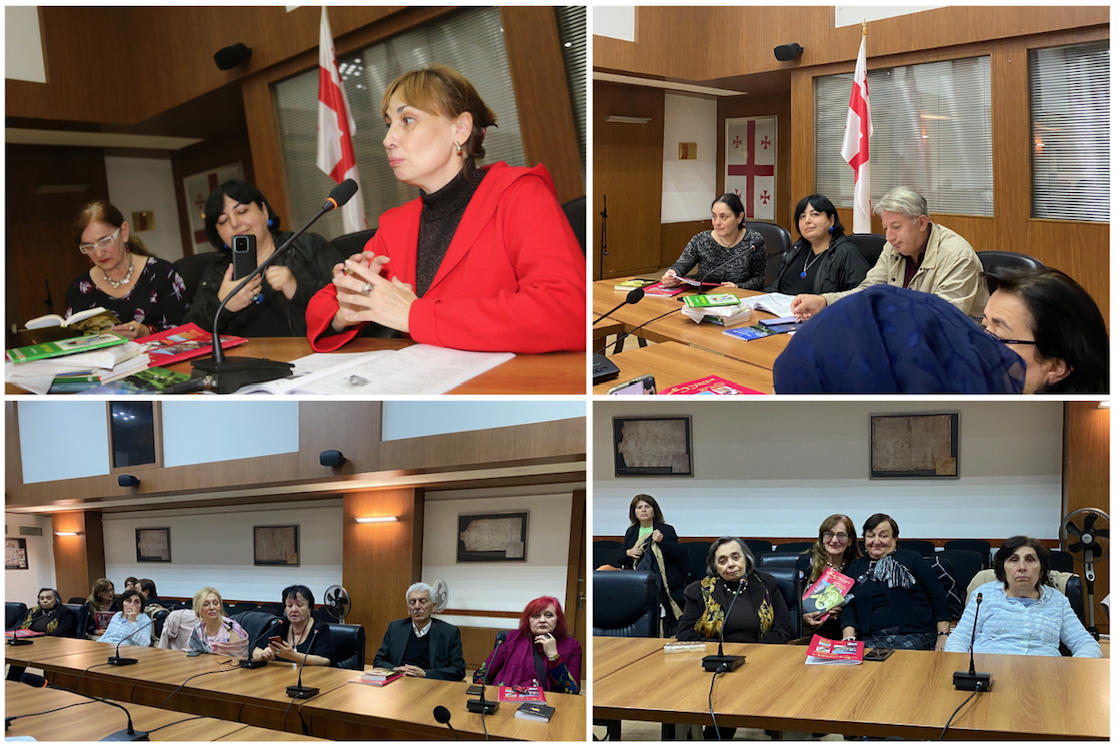 Professor Diana Tkebuchava, Dr Tamar Shaishmelashvili,&nbsp;Ketevan Shengelia,&nbsp;Juba Gebeli,&nbsp;Bella Alania,&nbsp;Marina Tektumanidze,&nbsp;Roland Giorgadze, Dali Mazmishvili,&nbsp;Nona Makatsaria. Credit to BRAMS