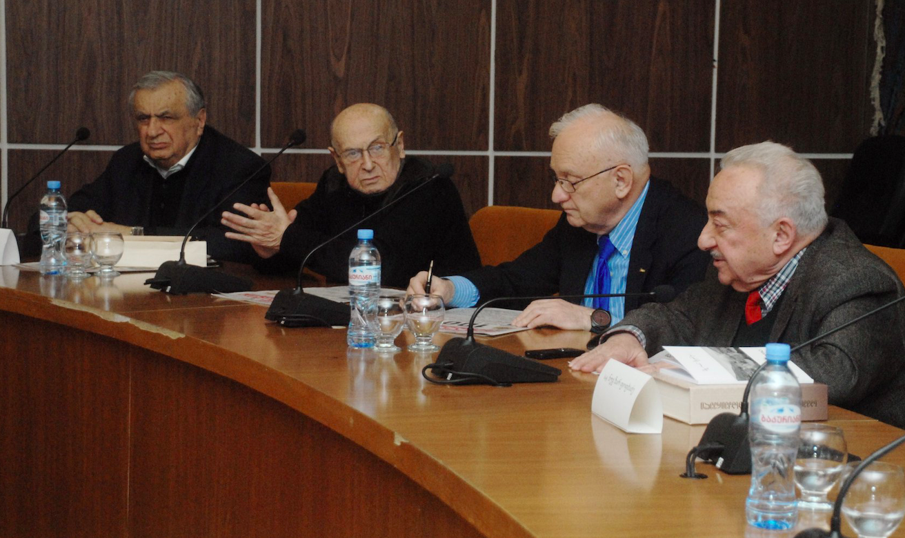 Roin Metreveli, Guram Gogiashvili, Nugzar Rukhadze, and Tamaz Shilakadze (L-R). Credit: Jemal Kasradze