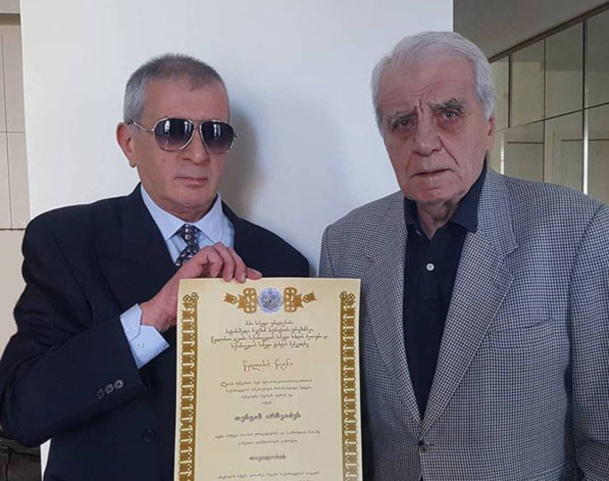 Royal Prince Nugzar Bagrationi (L) and Lord Tengiz Archvadze (R). Credit to Art Info