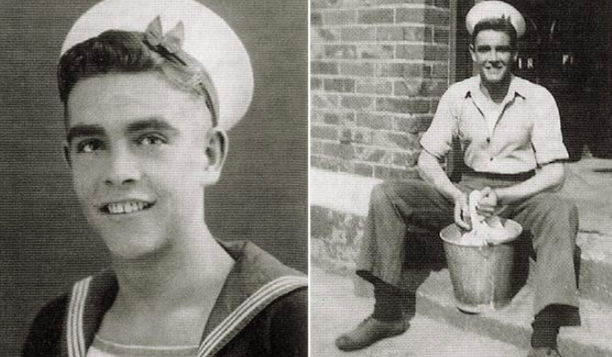 Sean Connery in his days in the Royal Navy