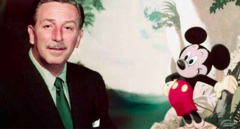 Walt Disney and Mickey Mouse. Credit: Mickey Blog