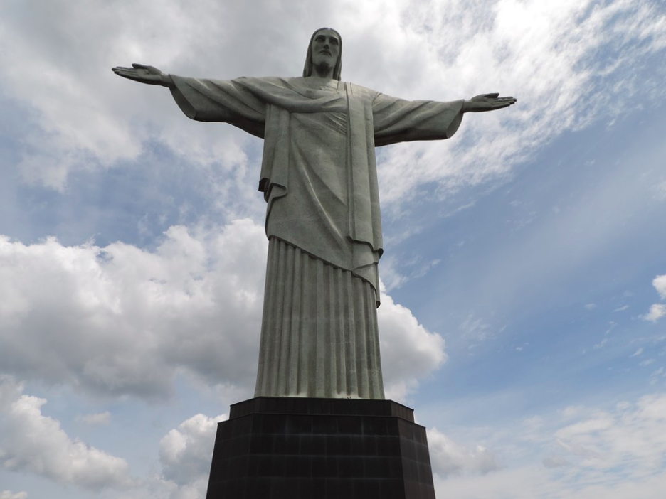 Christ the Redeemer at the top of Corcovado Mountain in Rio de Janeiro. Credit: Andre Luiz Cunha