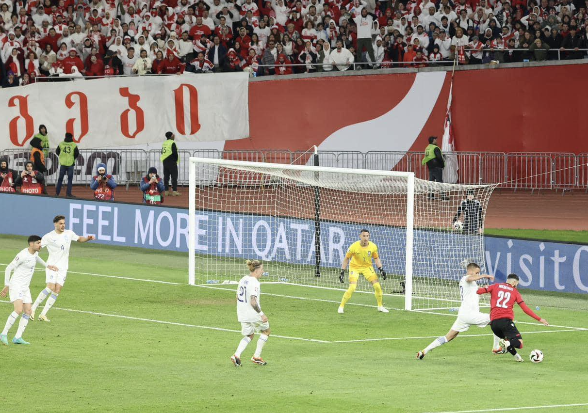 Georgia v Greece on 26 March 2024 in Tbilisi 20. Credit to Irakli Kobakhidze via FB