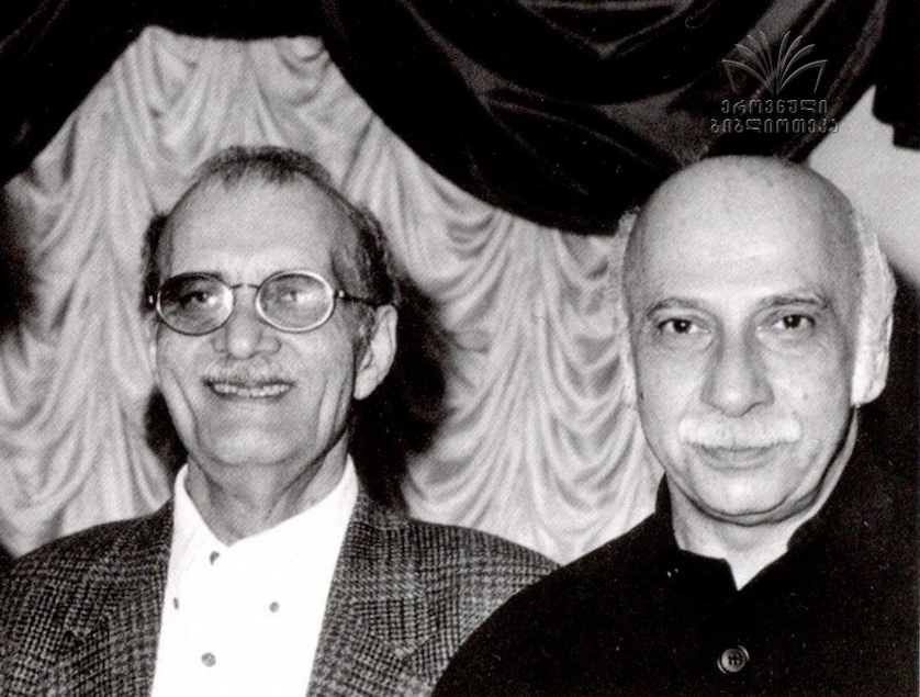 Georgiy Daneliya and Giya Kancheli. Credit: Giya Kancheli archive/National Parliamentary Library of Georgia