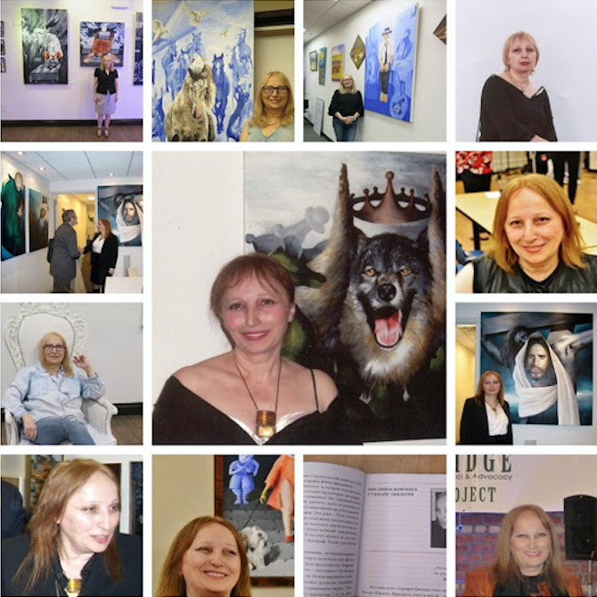 Gulnara Tsiklauri in a time frame. Credit to Kvira